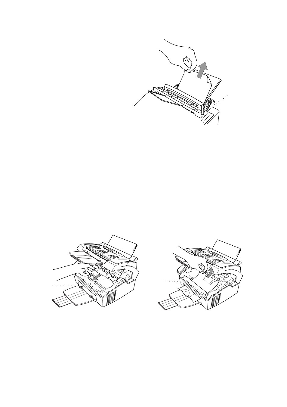 Paper is jammed in the multi-purpose sheet feeder, Fuser unit -7 | Brother FAX 2600 User Manual | Page 94 / 136