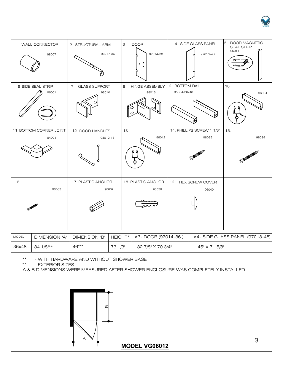 Vigo VG06012 User Manual | Page 3 / 12