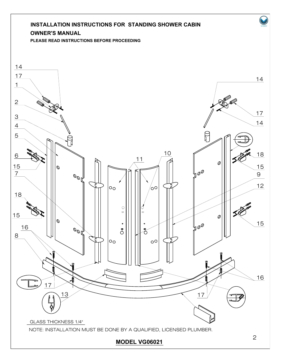 Vigo VG06021 User Manual | Page 2 / 14