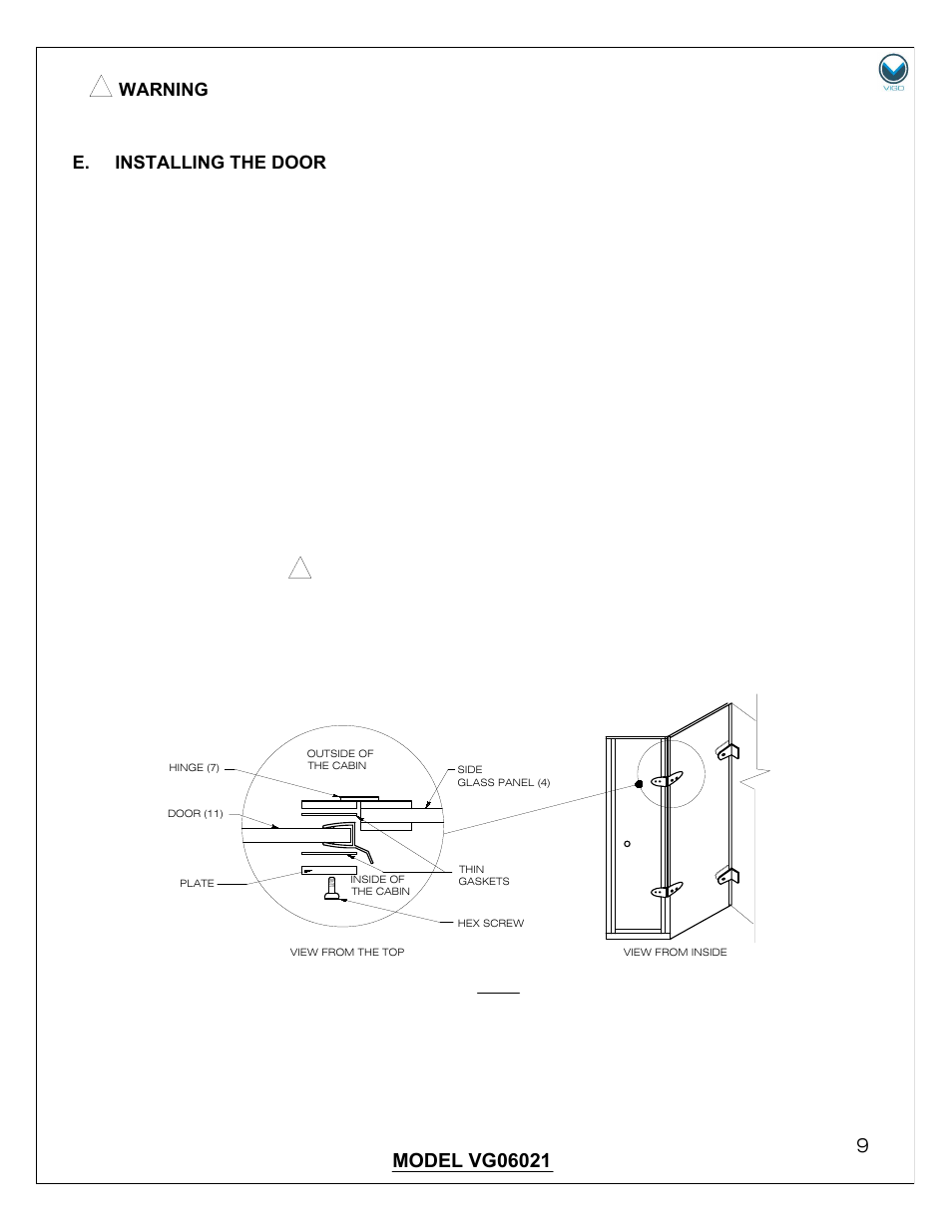 Vigo VG06021 User Manual | Page 9 / 14