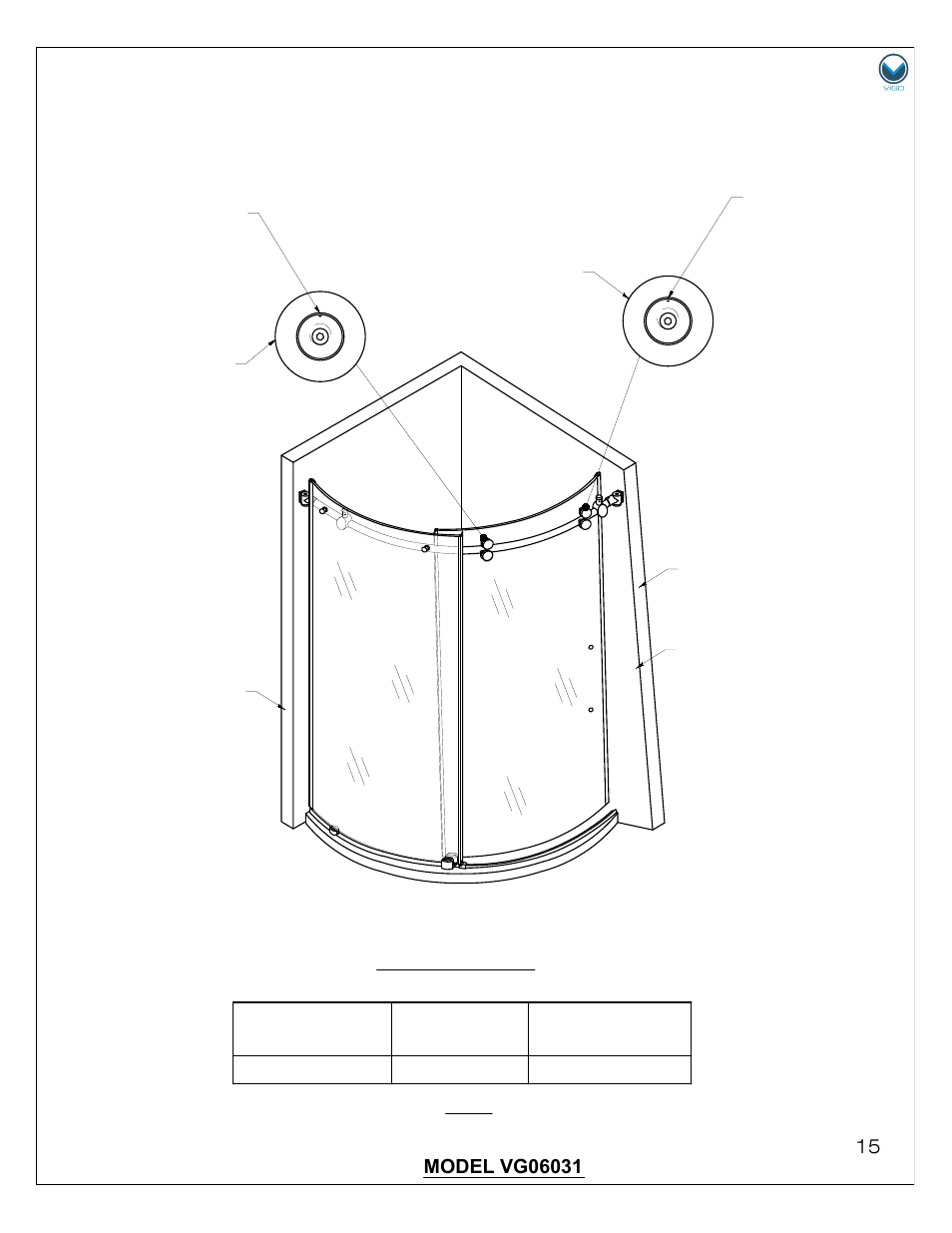 Vigo VG06031 User Manual | Page 15 / 18