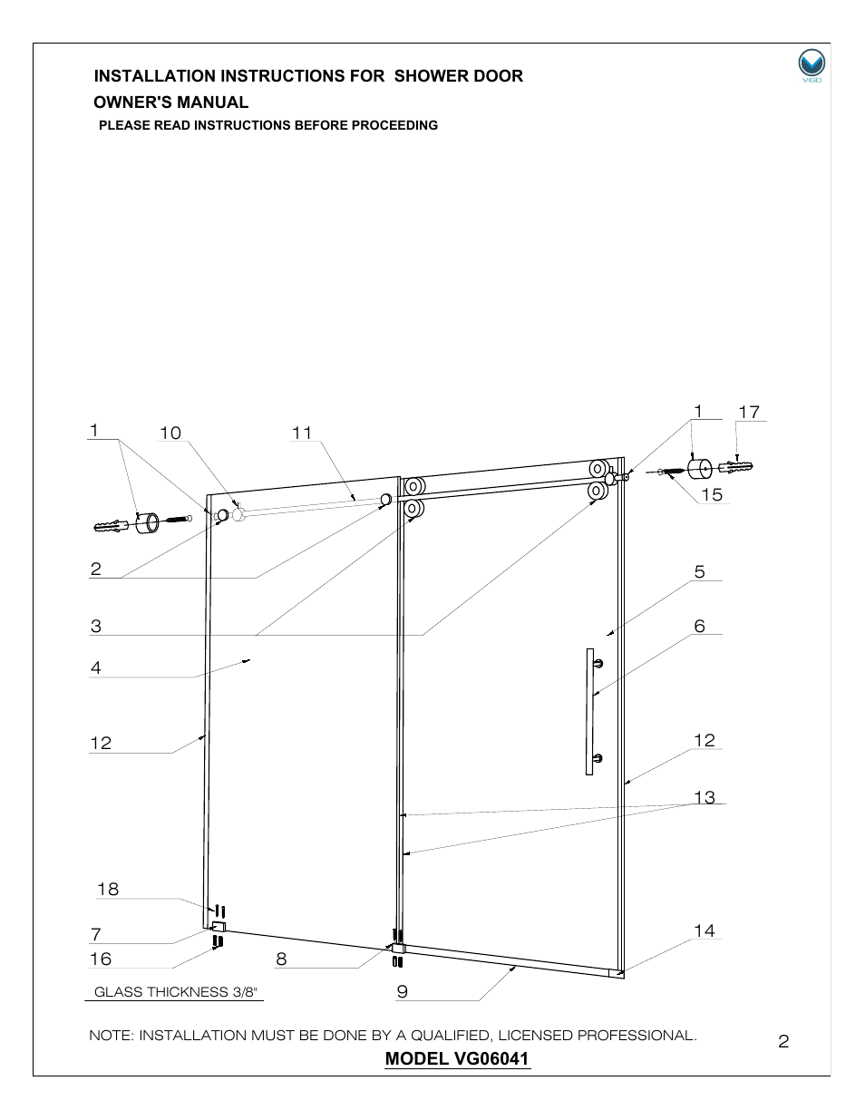 Vigo VG06041 User Manual | Page 2 / 17