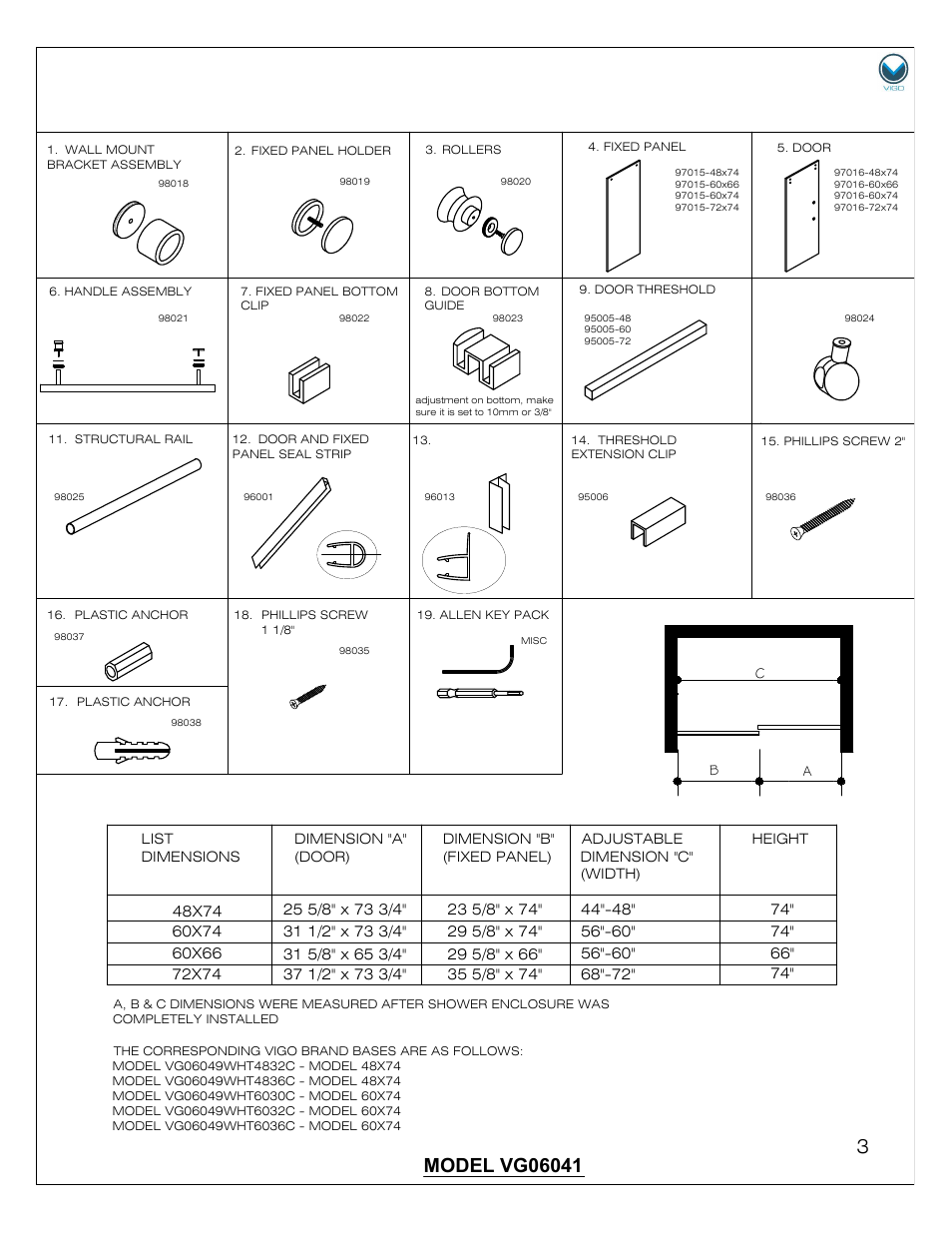 Vigo VG06041 User Manual | Page 3 / 17