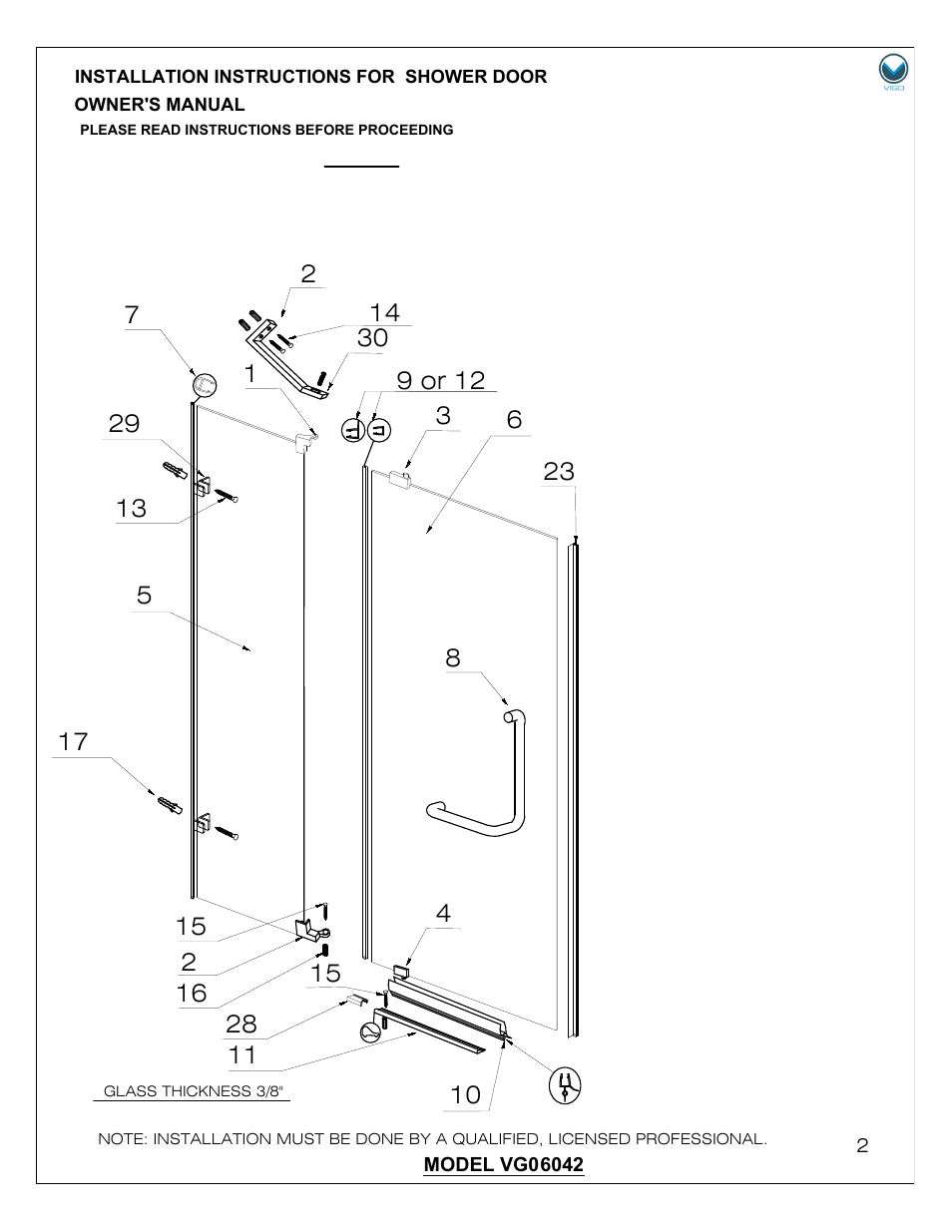 Vigo VG06042A User Manual | Page 2 / 11