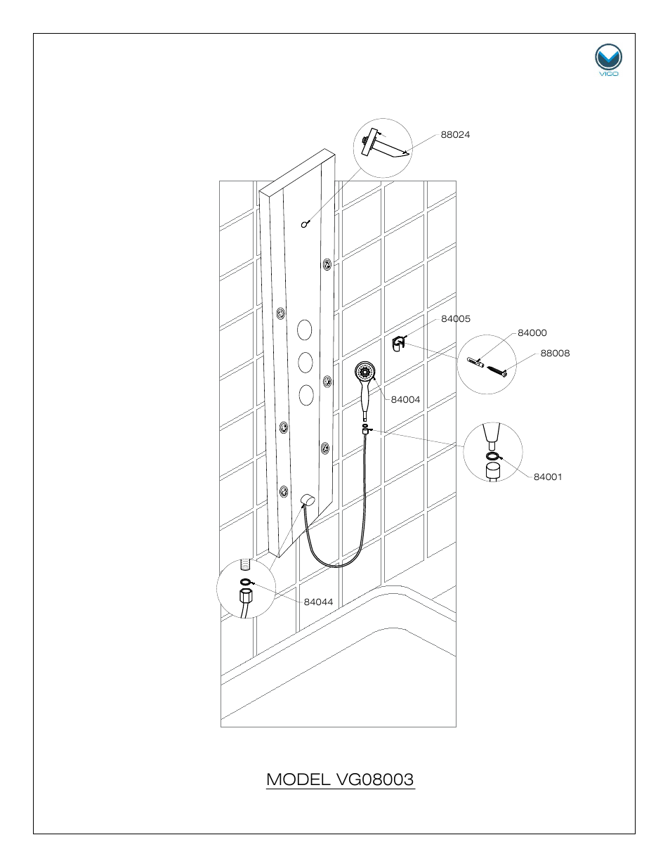 Vigo VG08003 User Manual | Page 8 / 10