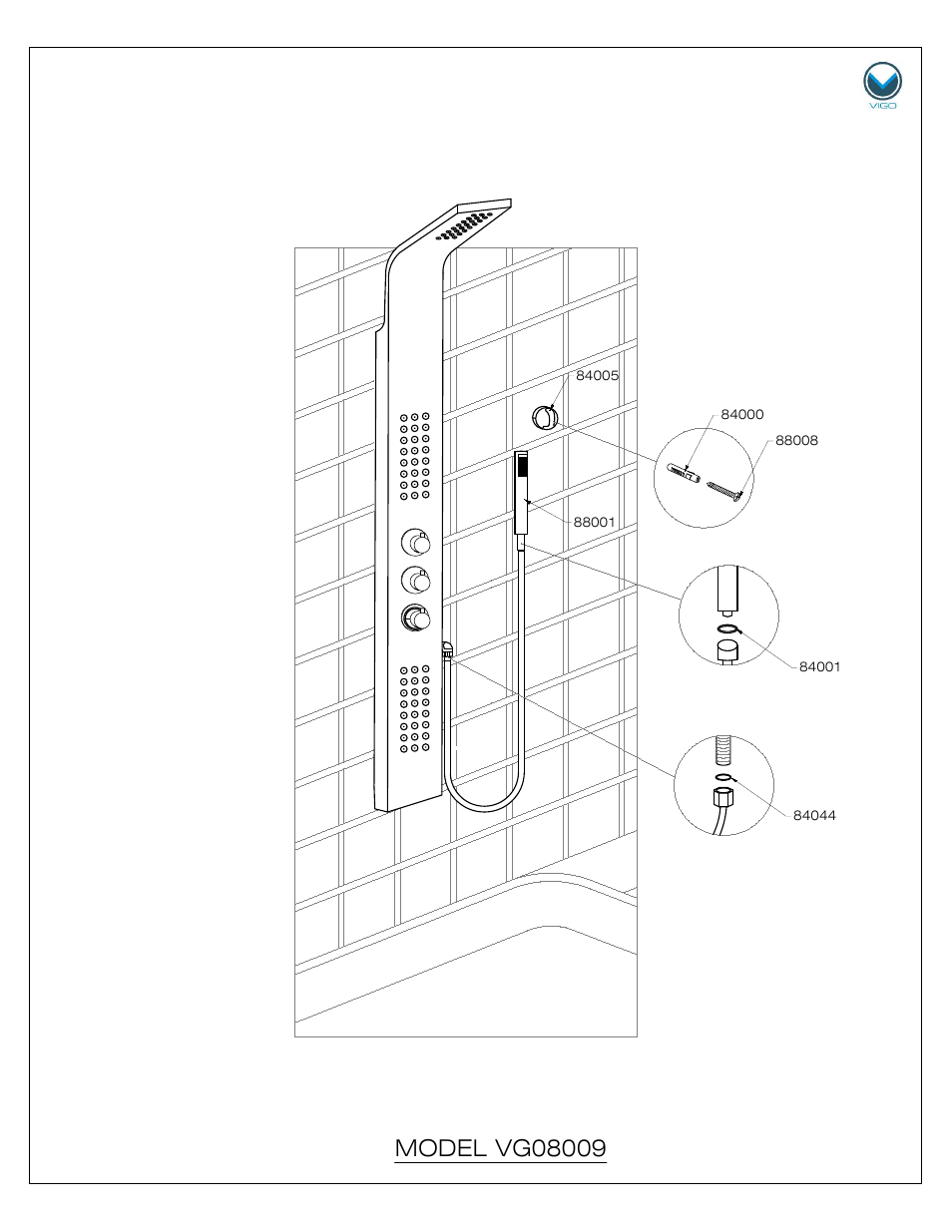 Vigo VG08009 User Manual | Page 8 / 10