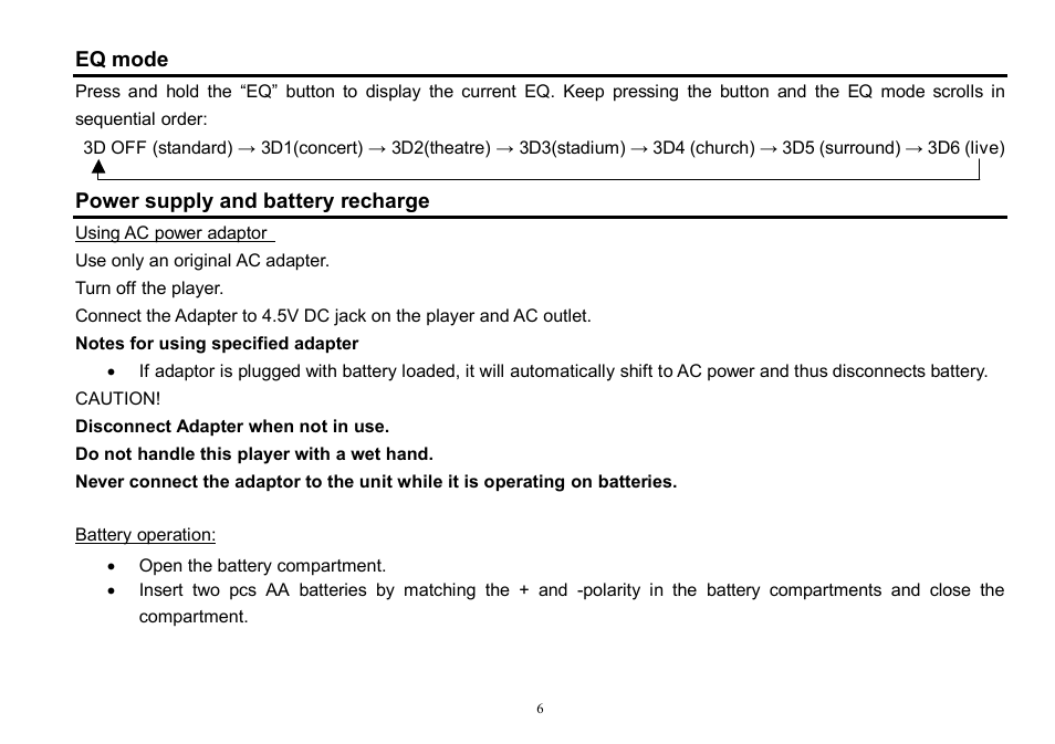 Hyundai H-CD7006 User Manual | Page 6 / 26