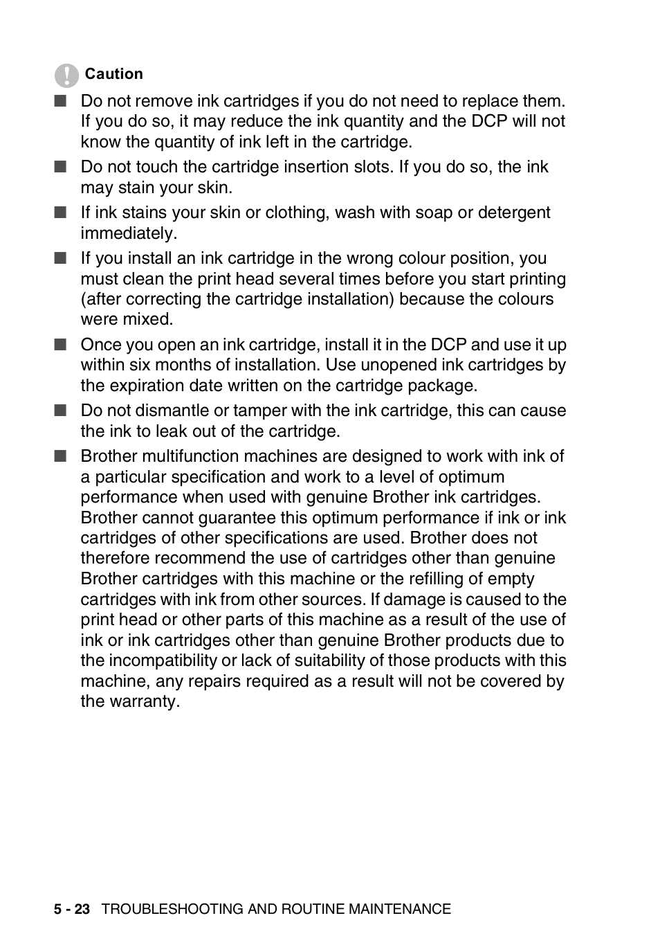 Brother DCP-310CN User Manual | Page 81 / 100