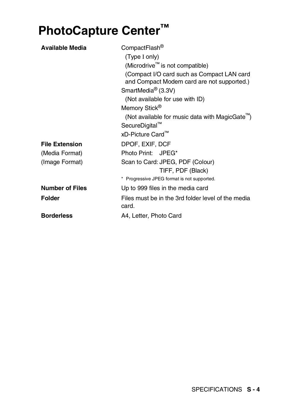 Photocapture center | Brother DCP-310CN User Manual | Page 92 / 100