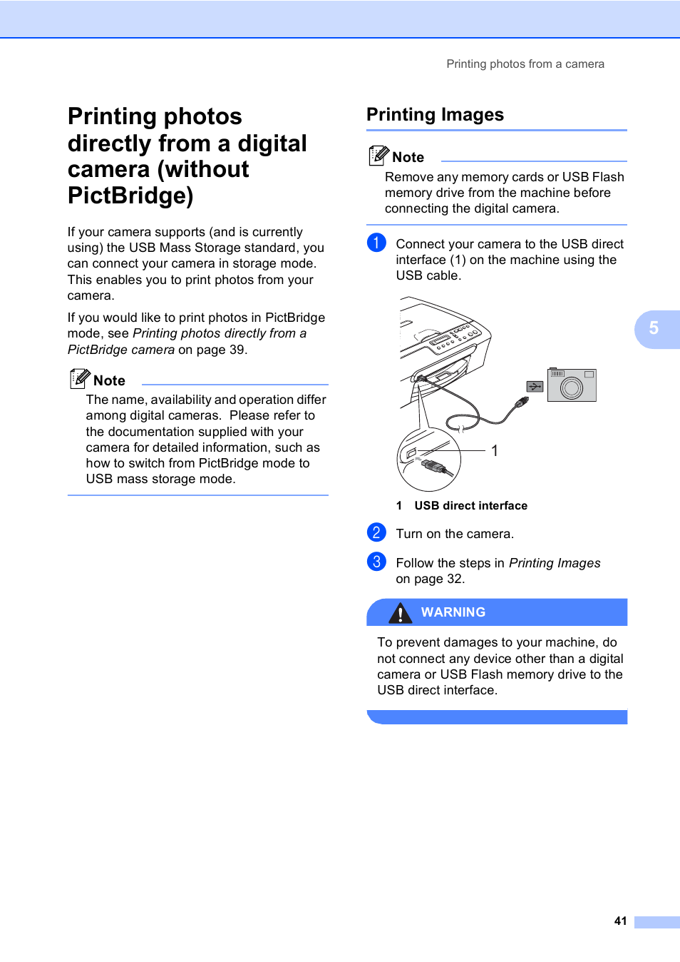 Printing images | Brother DCP-157C User Manual | Page 49 / 99