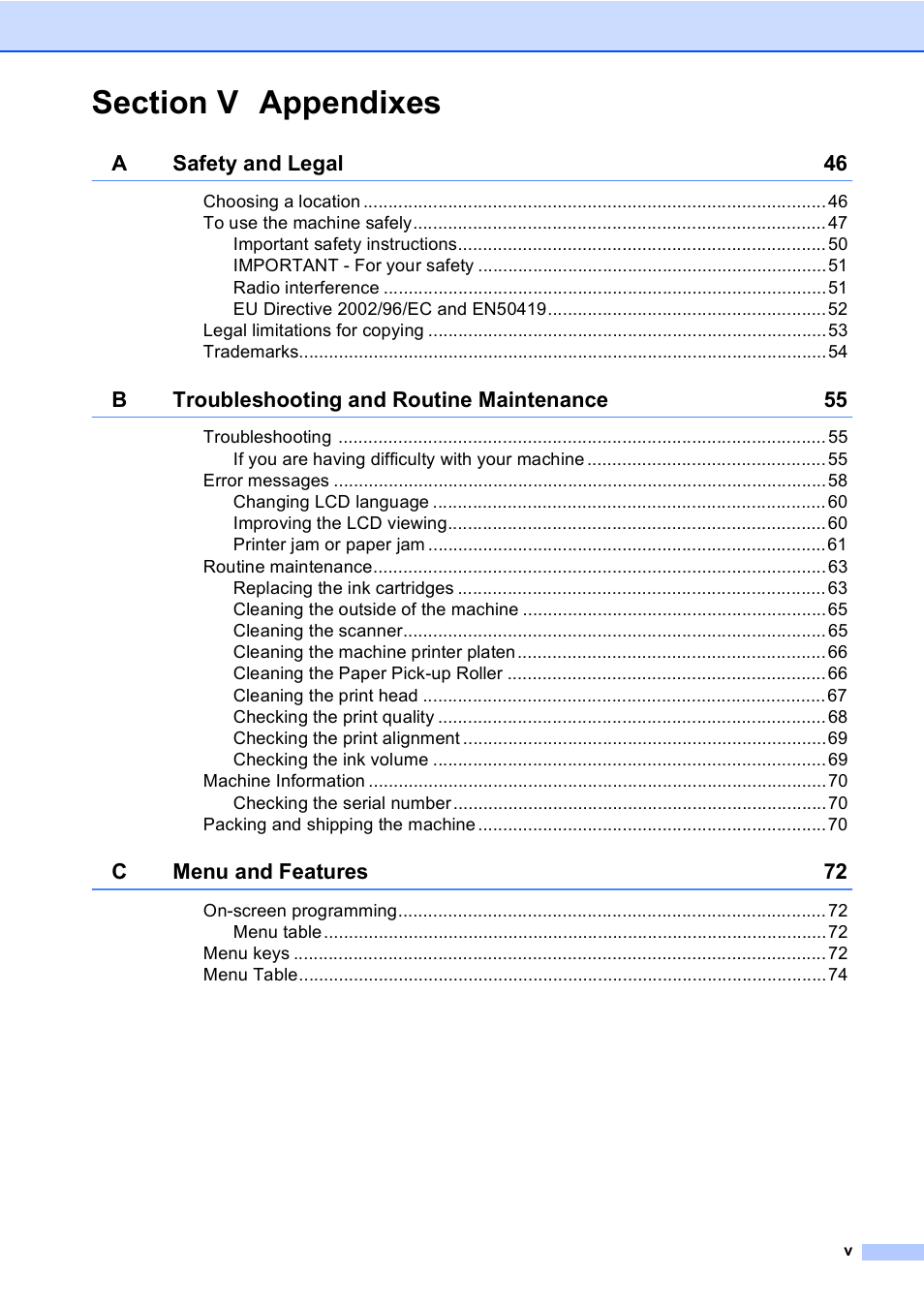 Brother DCP-157C User Manual | Page 7 / 99