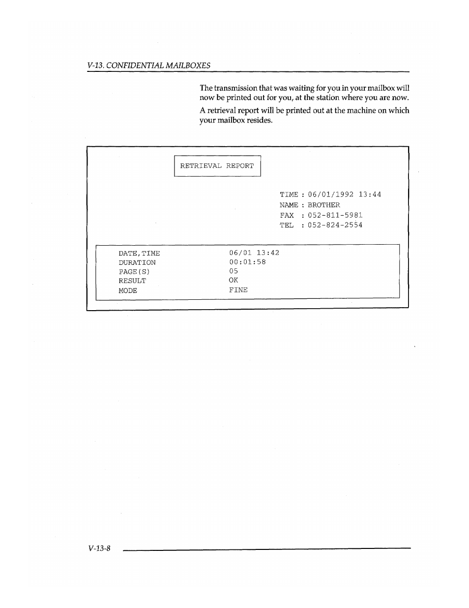 Brother INSTAFAX FAX2100M User Manual | Page 136 / 172