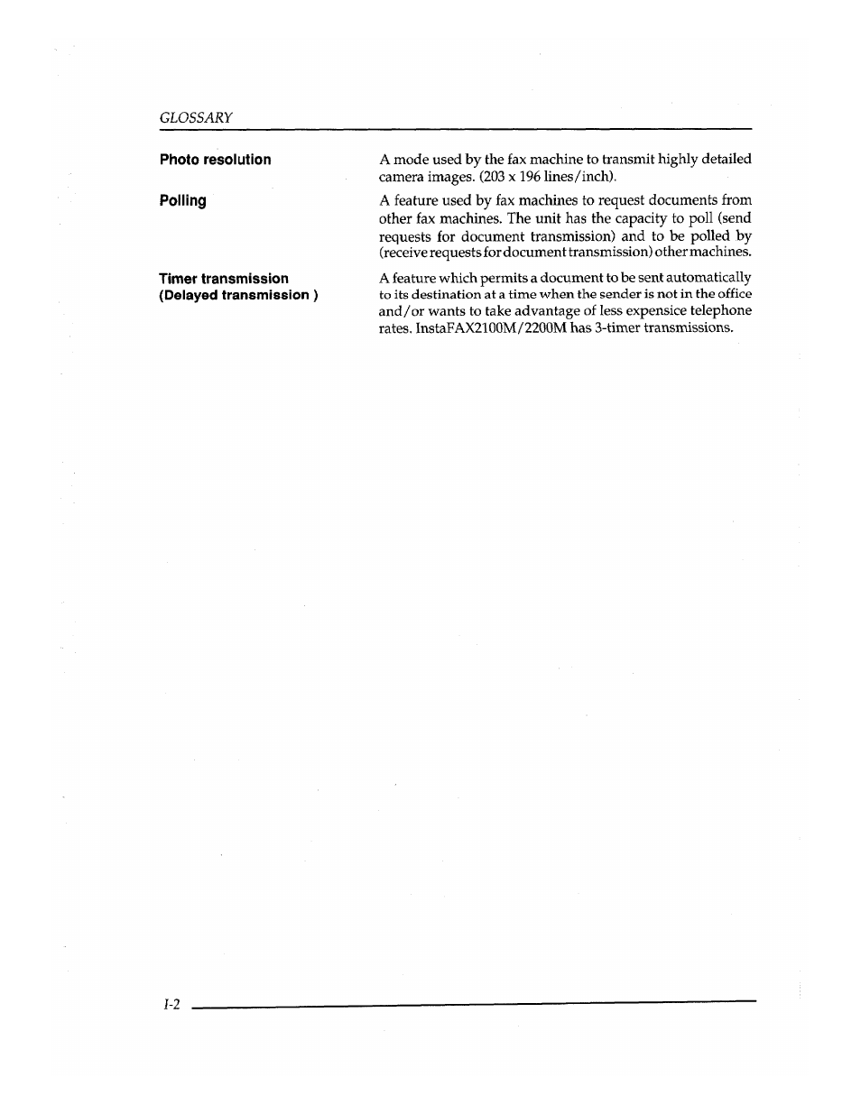 Brother INSTAFAX FAX2100M User Manual | Page 22 / 172