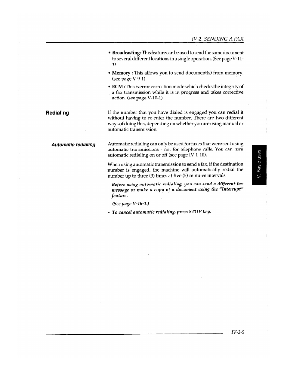 Brother INSTAFAX FAX2100M User Manual | Page 73 / 172