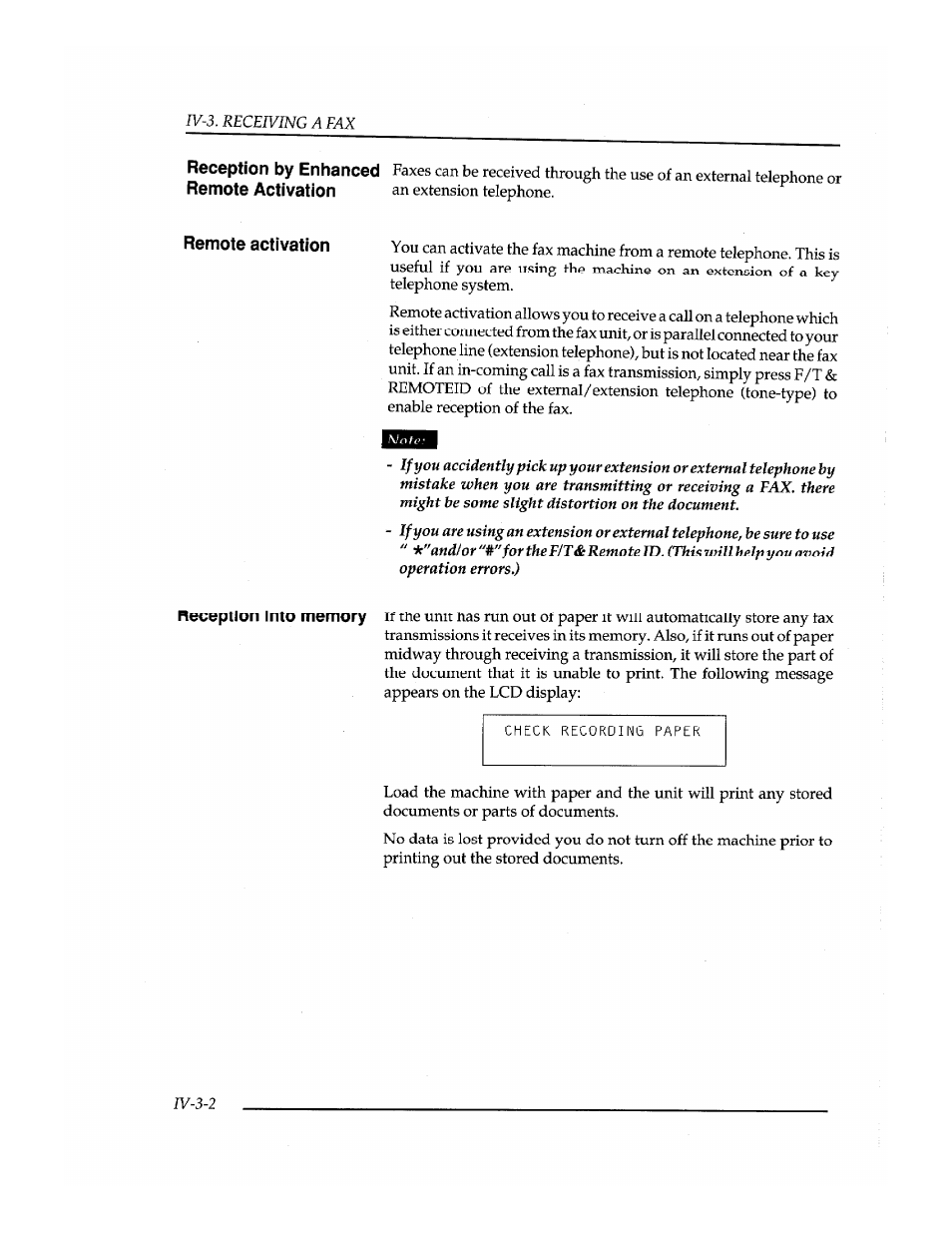 Brother INSTAFAX FAX2100M User Manual | Page 76 / 172