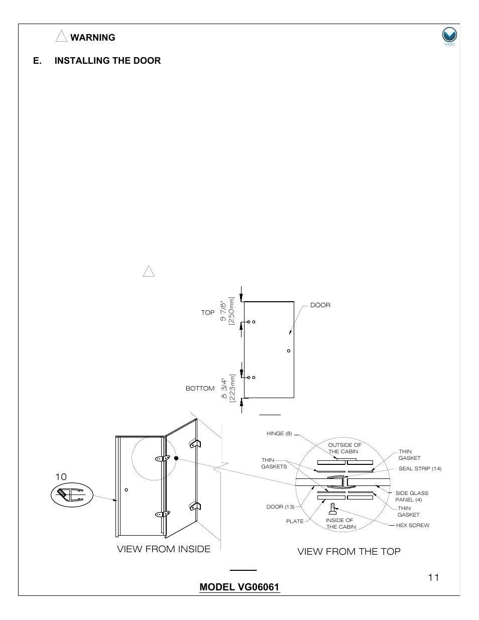 Vigo VG06061 User Manual | Page 11 / 18