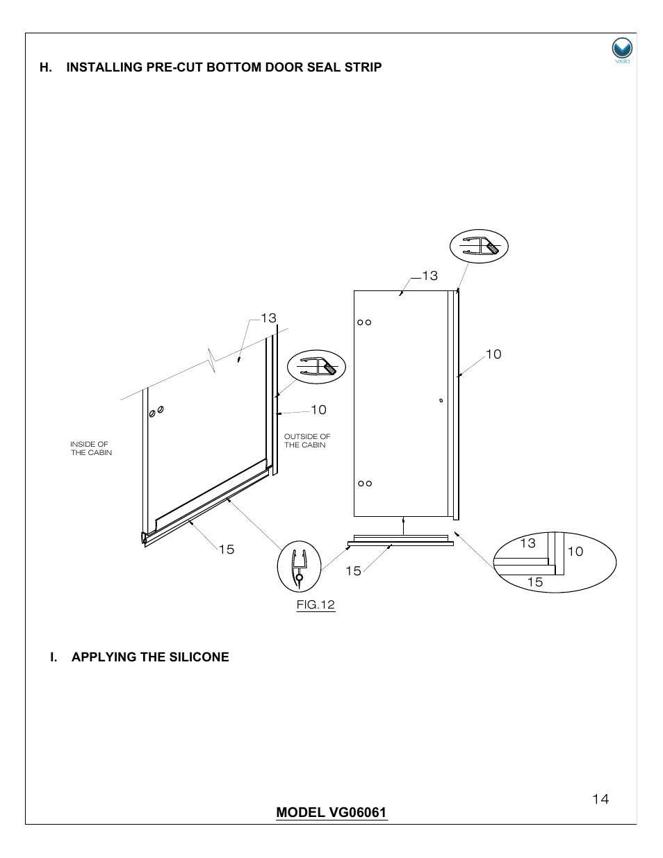 Vigo VG06061 User Manual | Page 14 / 18