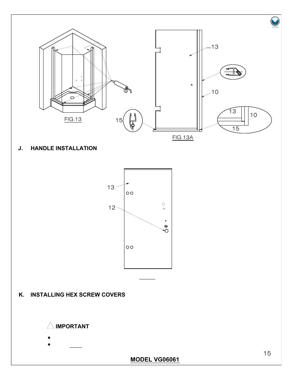 Vigo VG06061 User Manual | Page 15 / 18