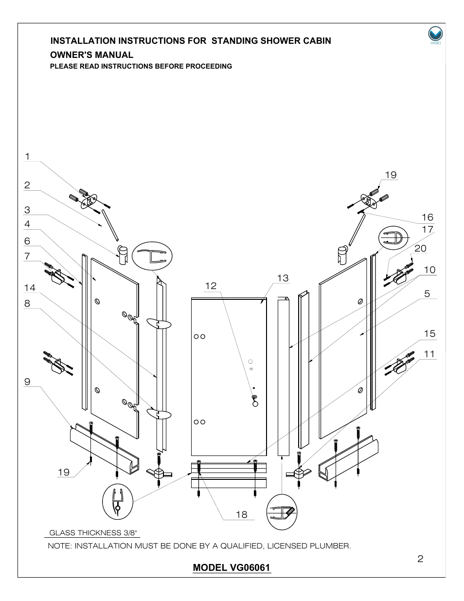 Vigo VG06061 User Manual | Page 2 / 18