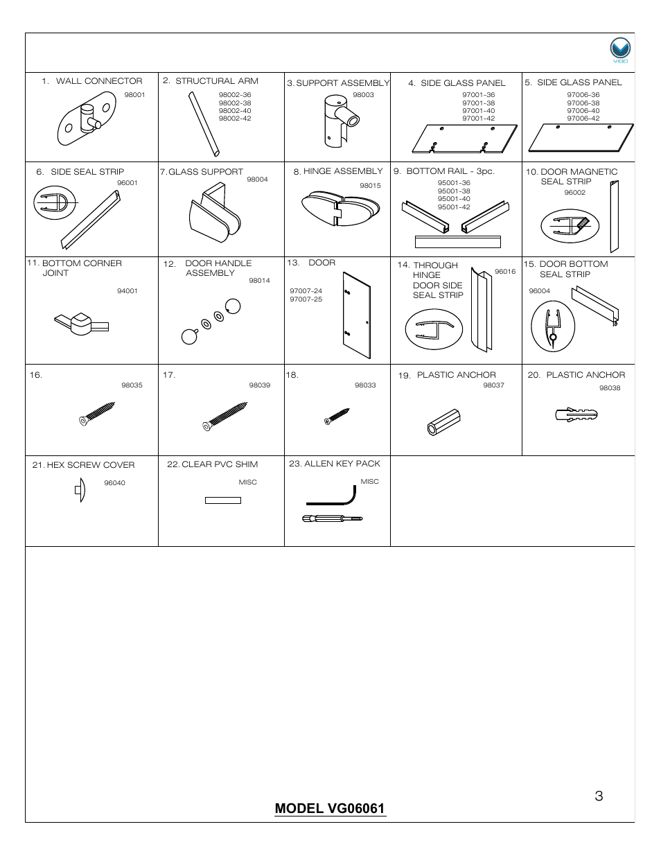 Vigo VG06061 User Manual | Page 3 / 18