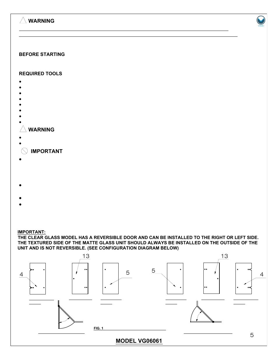 Vigo VG06061 User Manual | Page 5 / 18