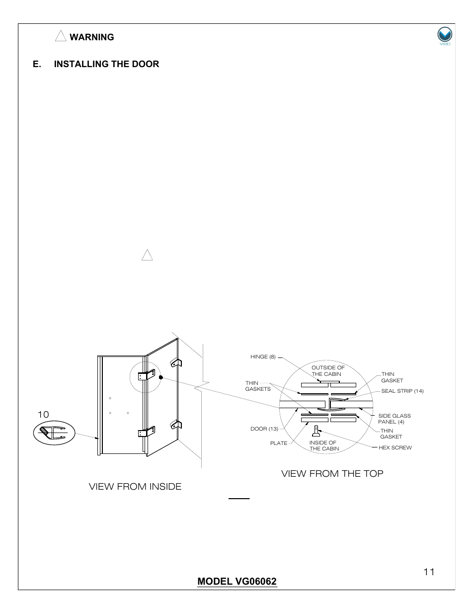 Vigo VG06062 User Manual | Page 11 / 18