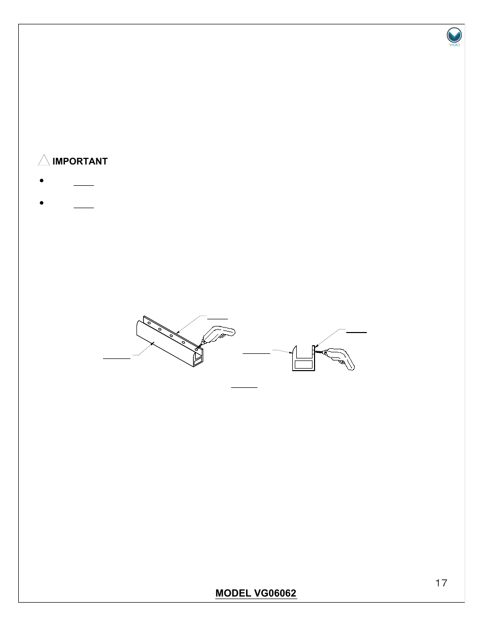 Vigo VG06062 User Manual | Page 17 / 18