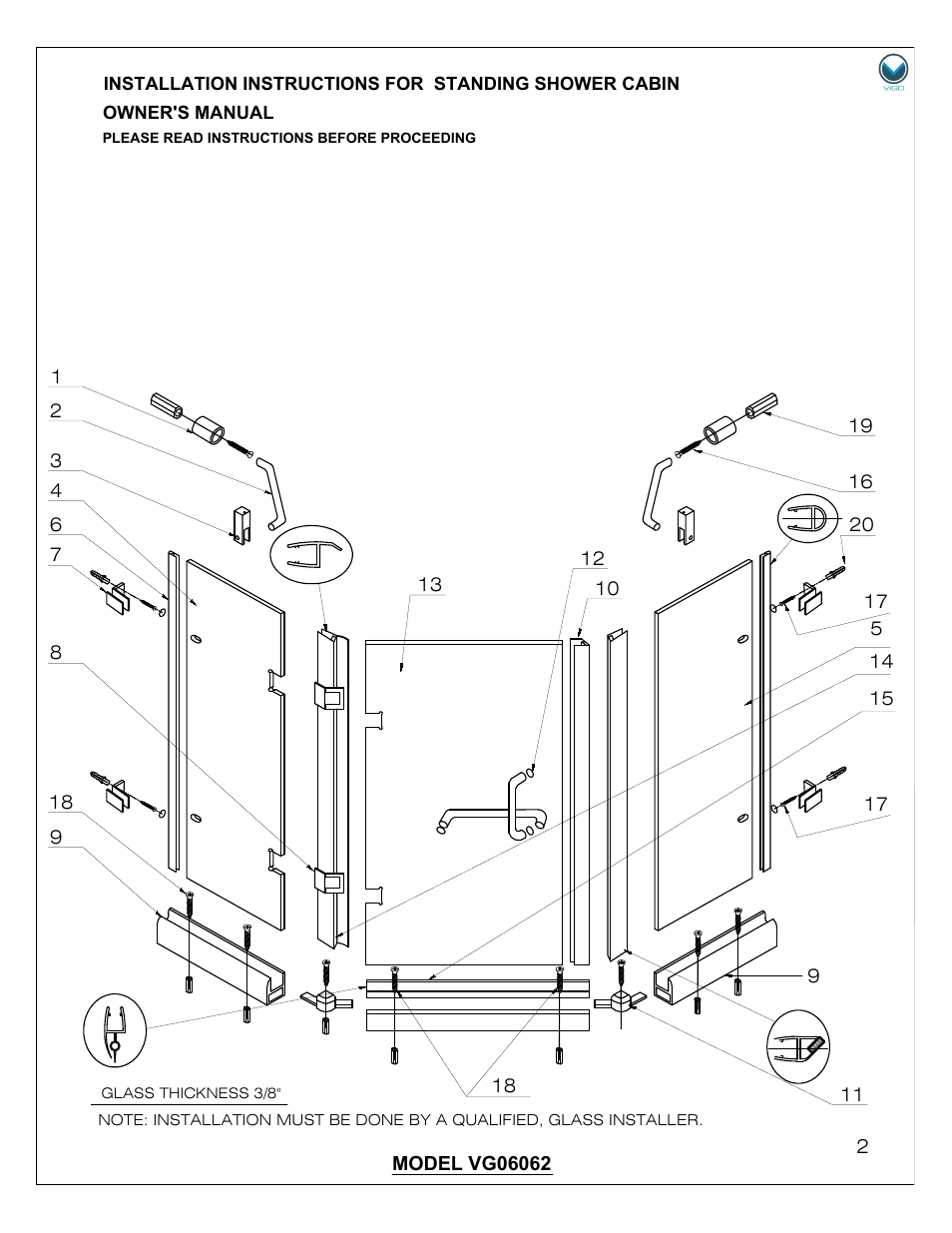 Vigo VG06062 User Manual | Page 2 / 18