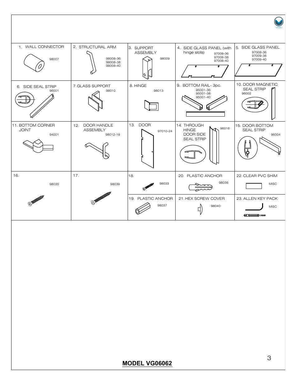 Vigo VG06062 User Manual | Page 3 / 18
