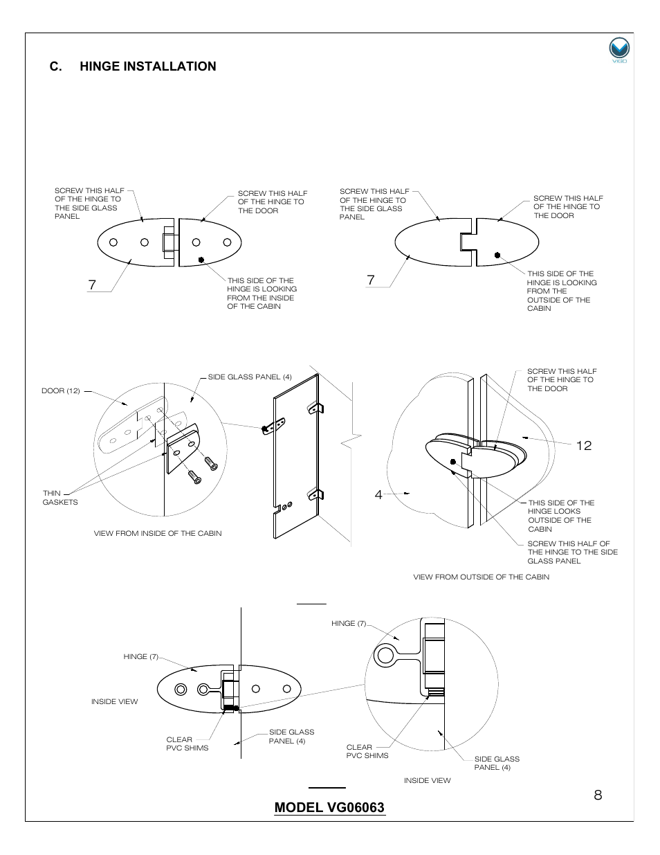 Vigo VG06063 User Manual | Page 8 / 15