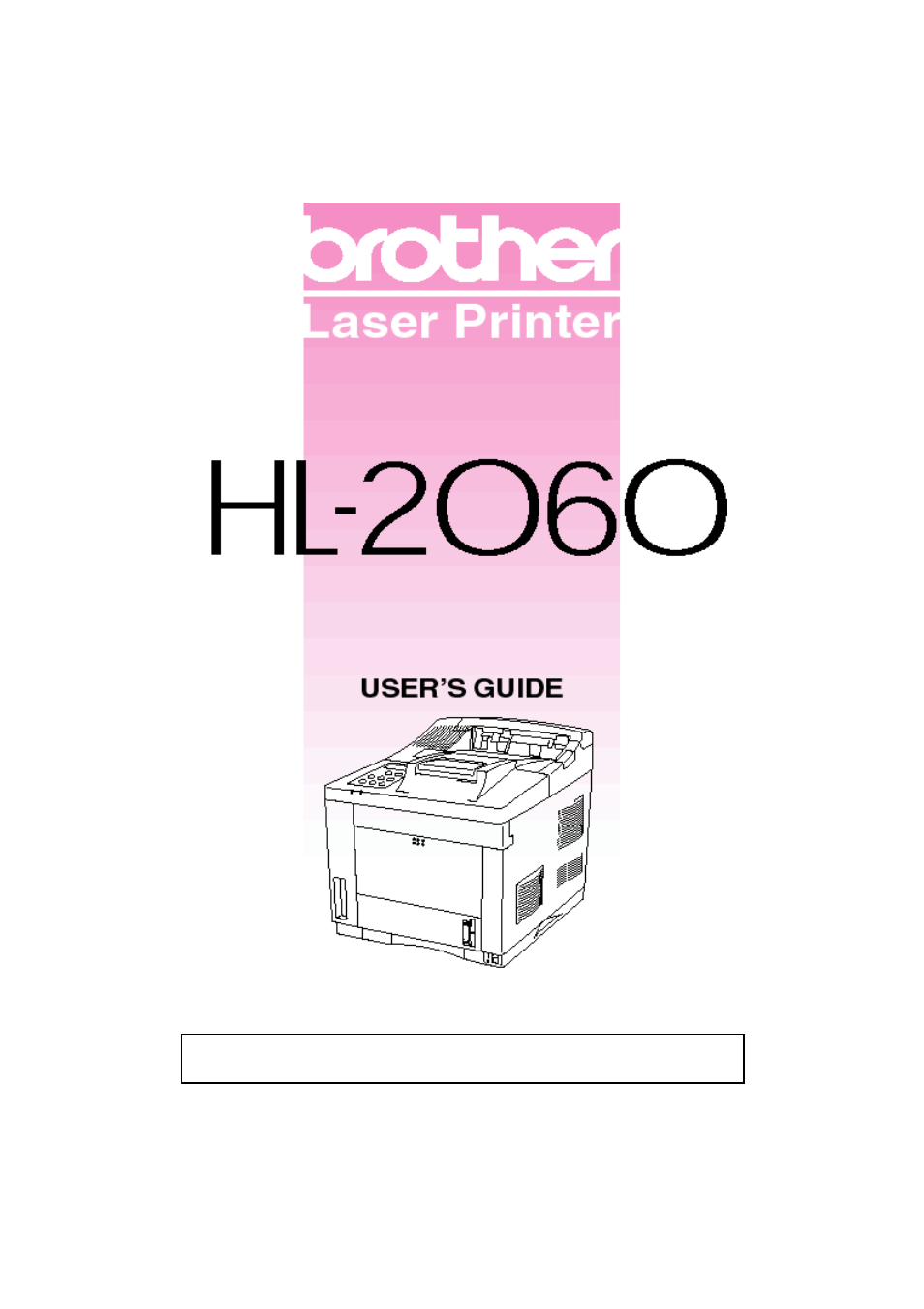 Brother HL-2060 User Manual | 286 pages