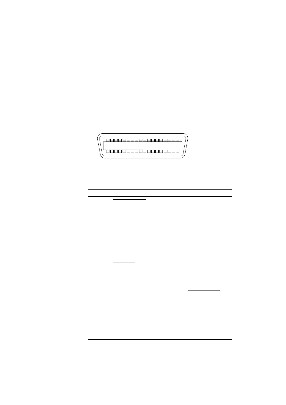 Interface specifications, Bi-directional parallel interface, Interface connector | Pin assignment, Interface specifications” in appendix | Brother HL-2060 User Manual | Page 216 / 286