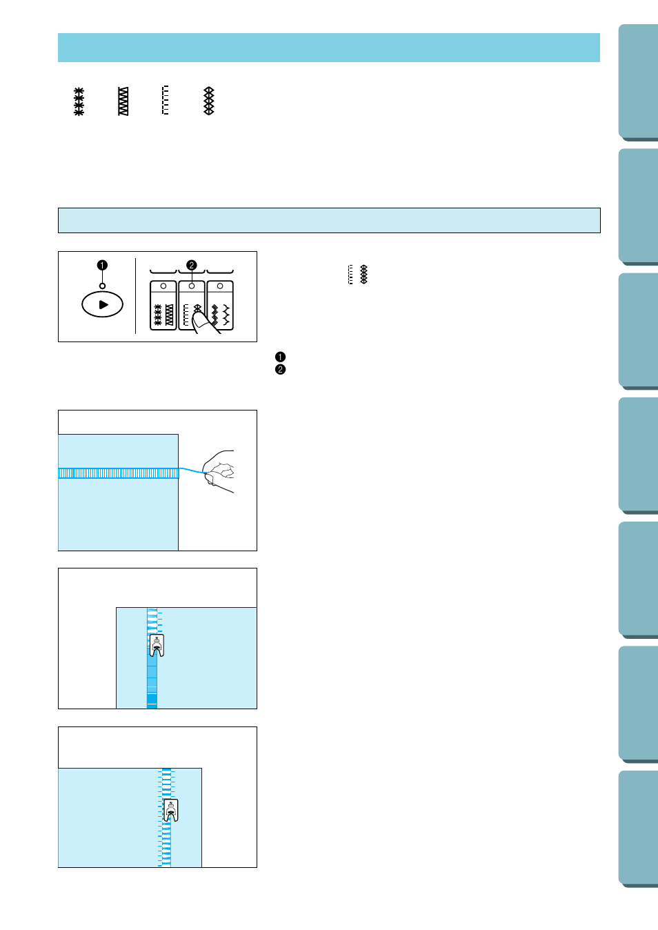 Hemstitch (heirloom stitch), Hemstitching 1 | Brother PC-2800 User Manual | Page 65 / 82