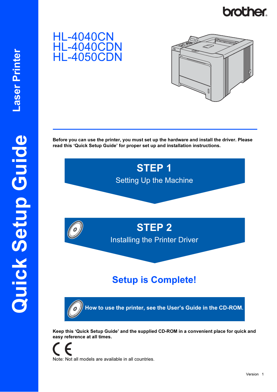 Brother HL-4040CDN User Manual | 35 pages