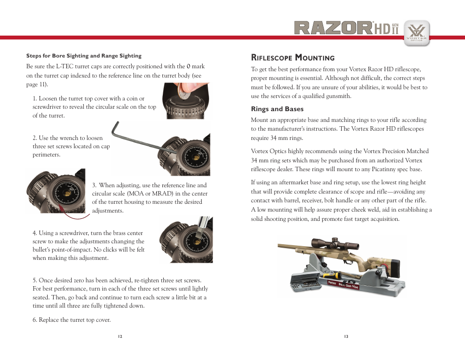 Vortex Optics RAZOR HD GEN II 3-18X50 RIFLESCOPE User Manual | Page 7 / 11