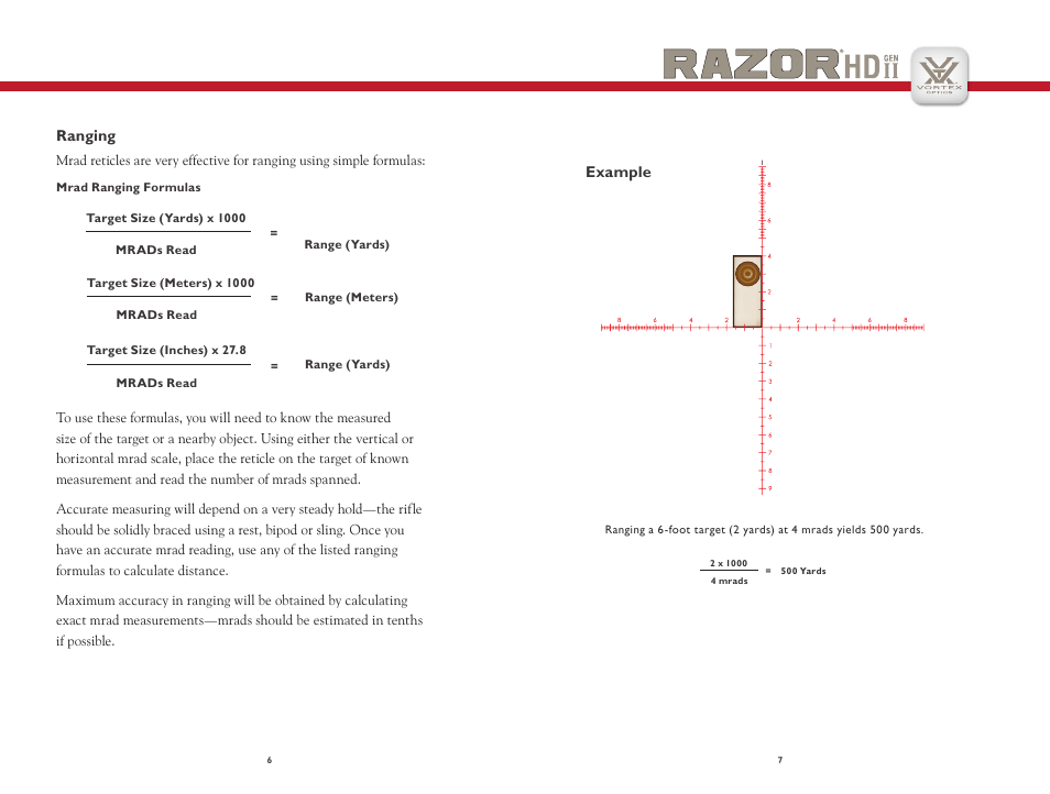 Vortex Optics RAZOR HD GEN II 4.5-27X56 RIFLESCOPE User Manual | Page 4 / 9