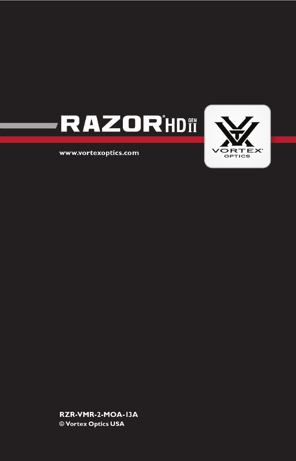 Vortex Optics RAZOR HD GEN II 1-6X24 RIFLESCOPE — VMR-2 Reticle User Manual | Page 8 / 8