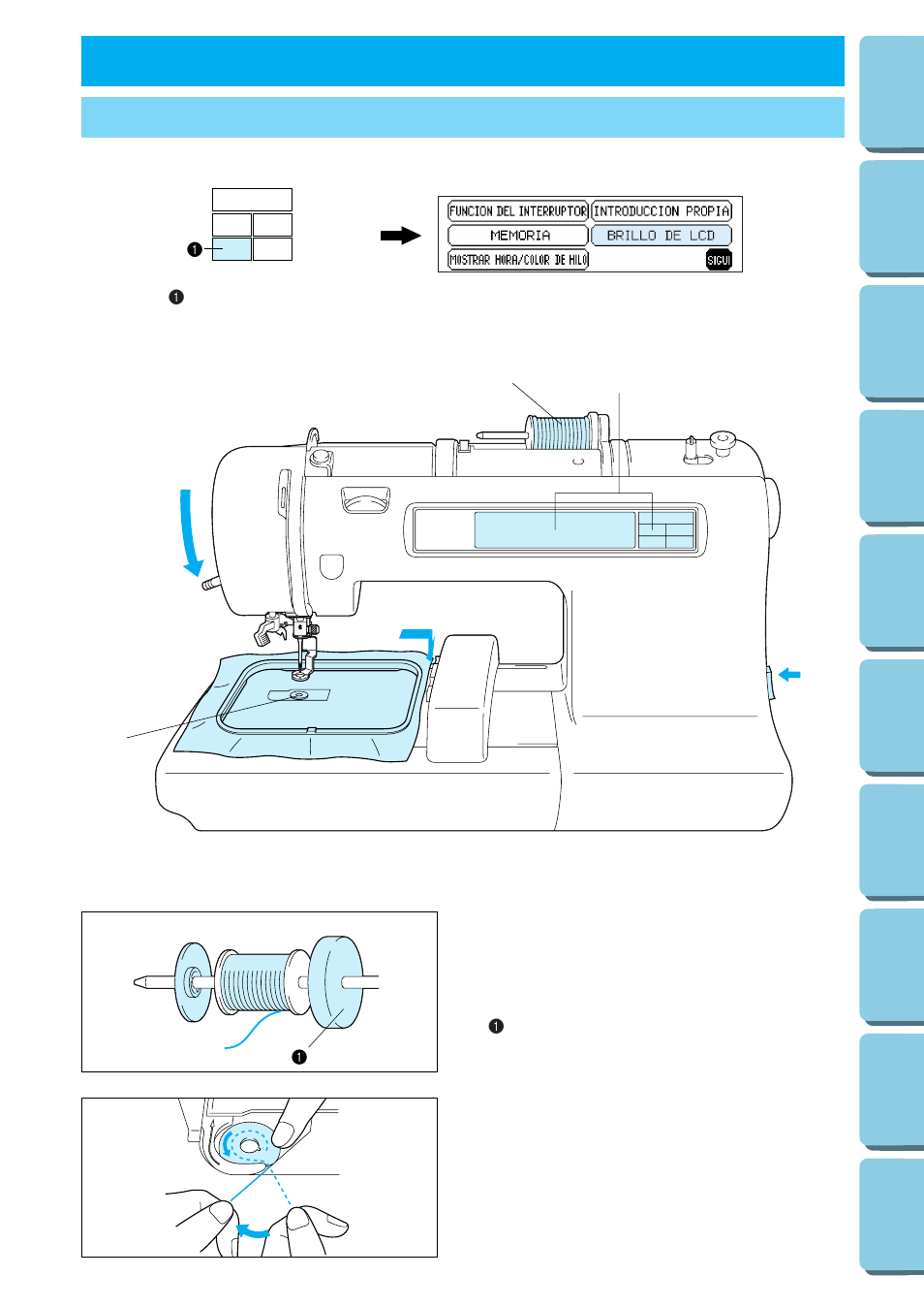 Bordado, Bordado capitulo 2 | Brother PE 150 User Manual | Page 101 / 146