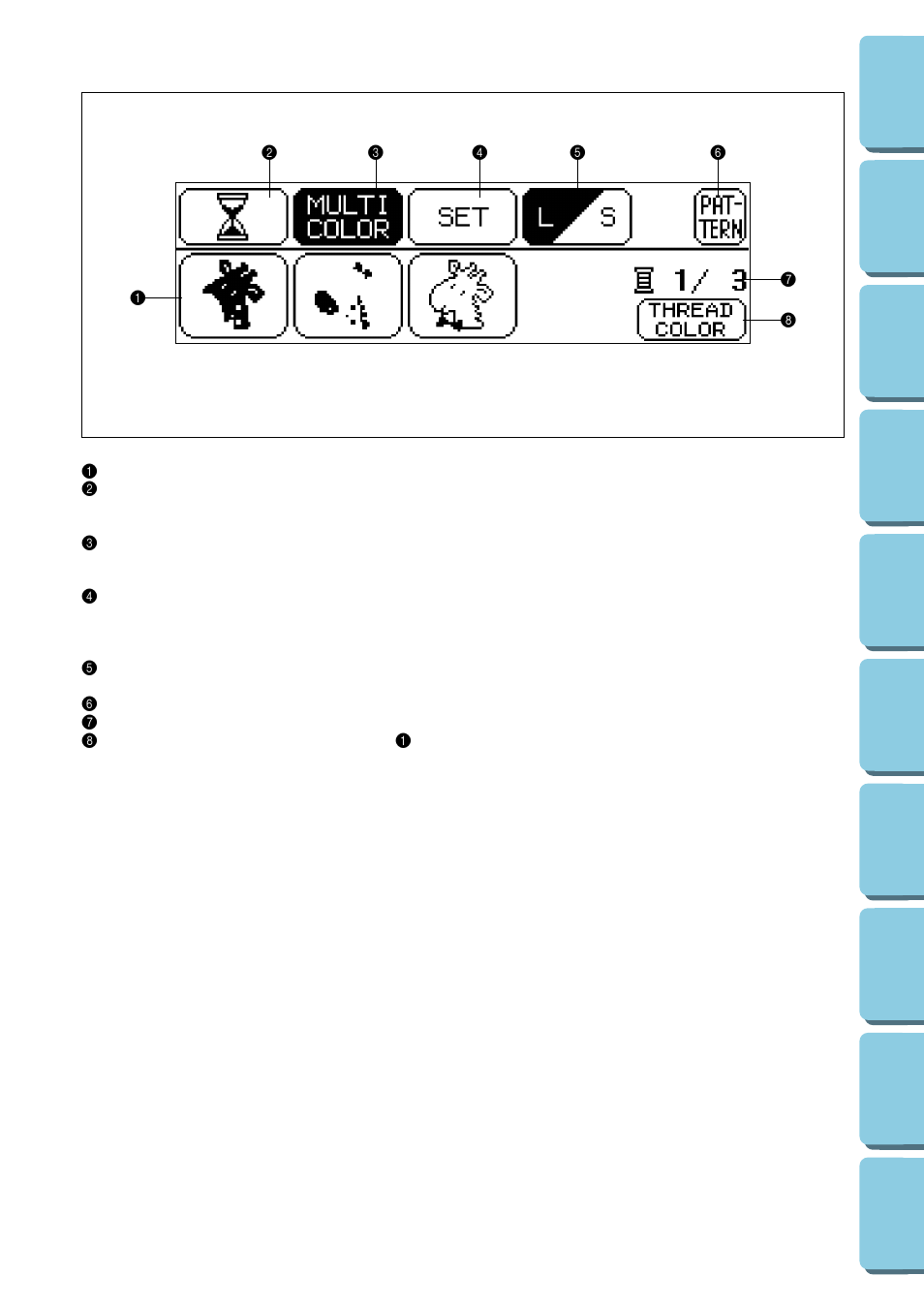 Screen a | Brother PE 150 User Manual | Page 41 / 146