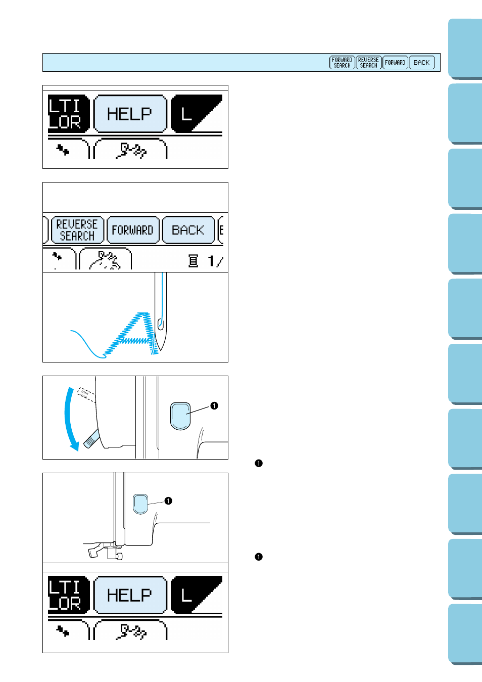 If thread breaks during embroidering | Brother PE 150 User Manual | Page 58 / 146
