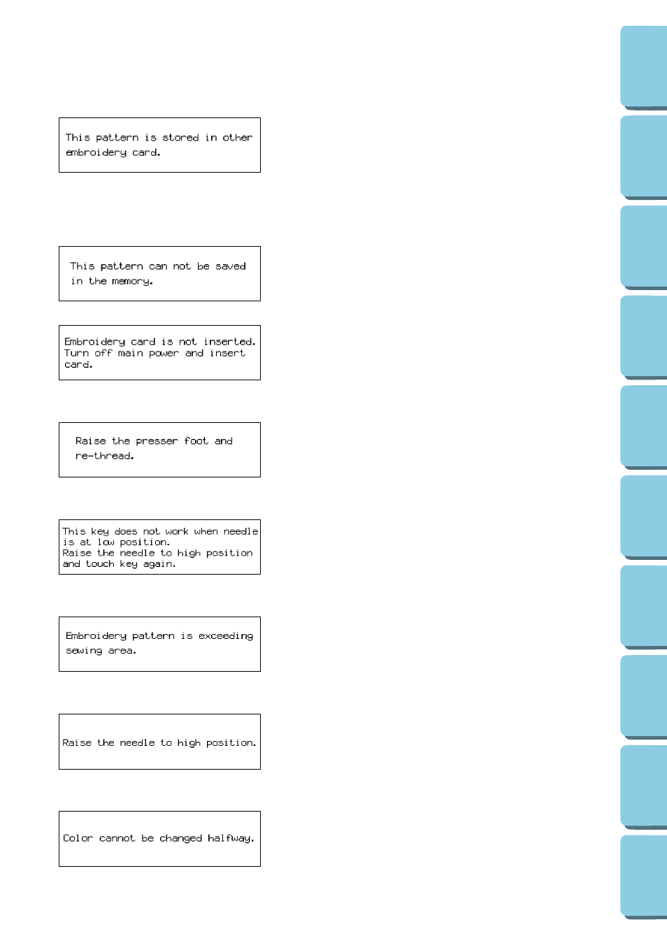 Brother PE 150 User Manual | Page 63 / 146