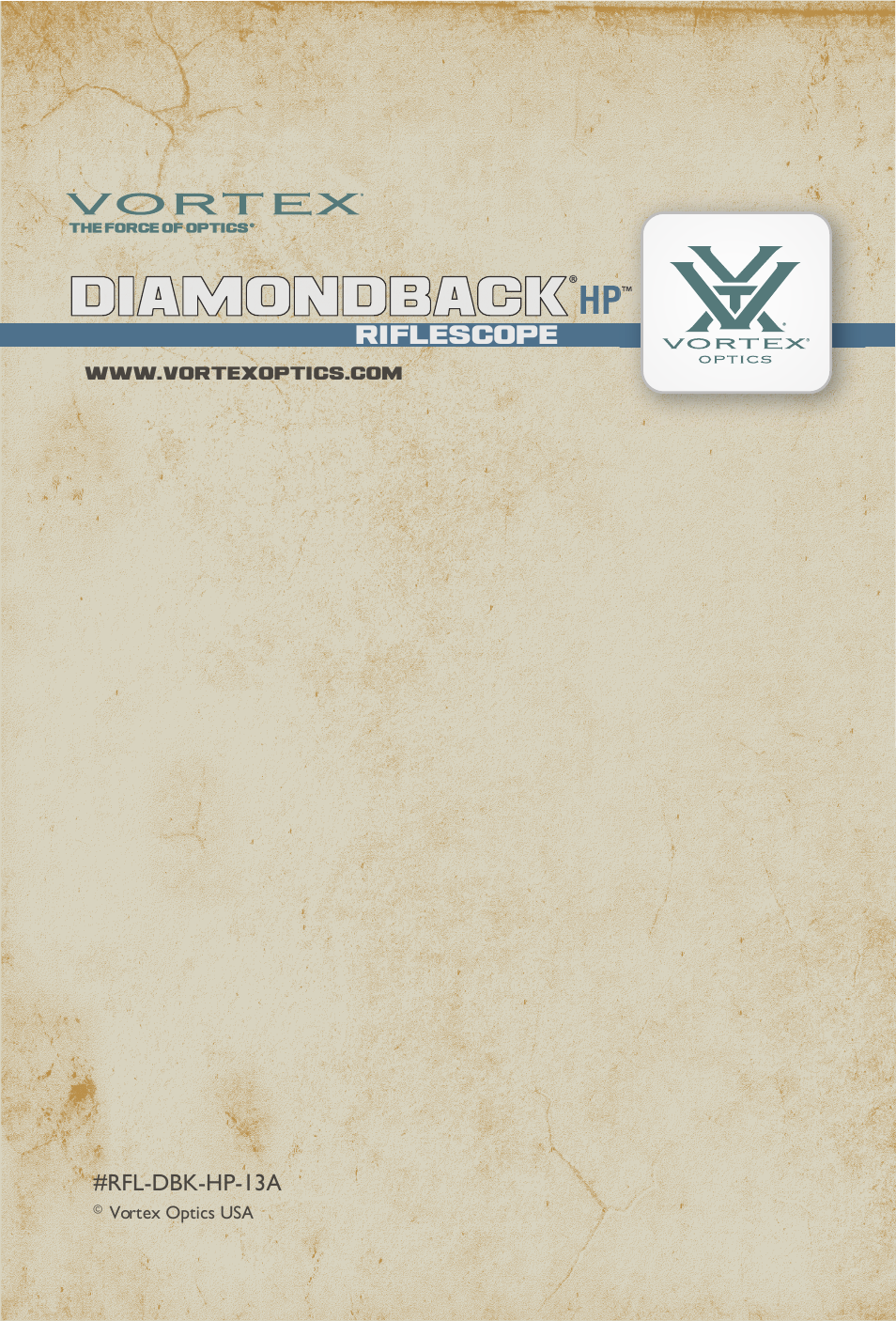 Vortex Optics DIAMONDBACK HP 2-8X32 RIFLESCOPE User Manual | Page 9 / 9