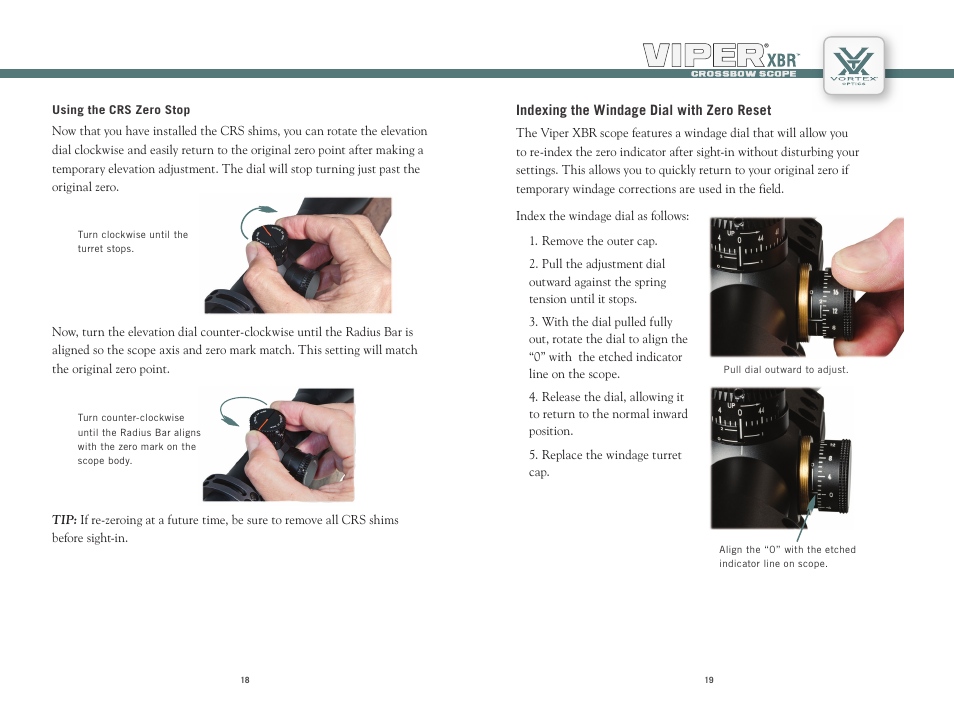 Vortex Optics VIPER XBR 2.5-10X44 CROSSBOW SCOPE User Manual | Page 10 / 15