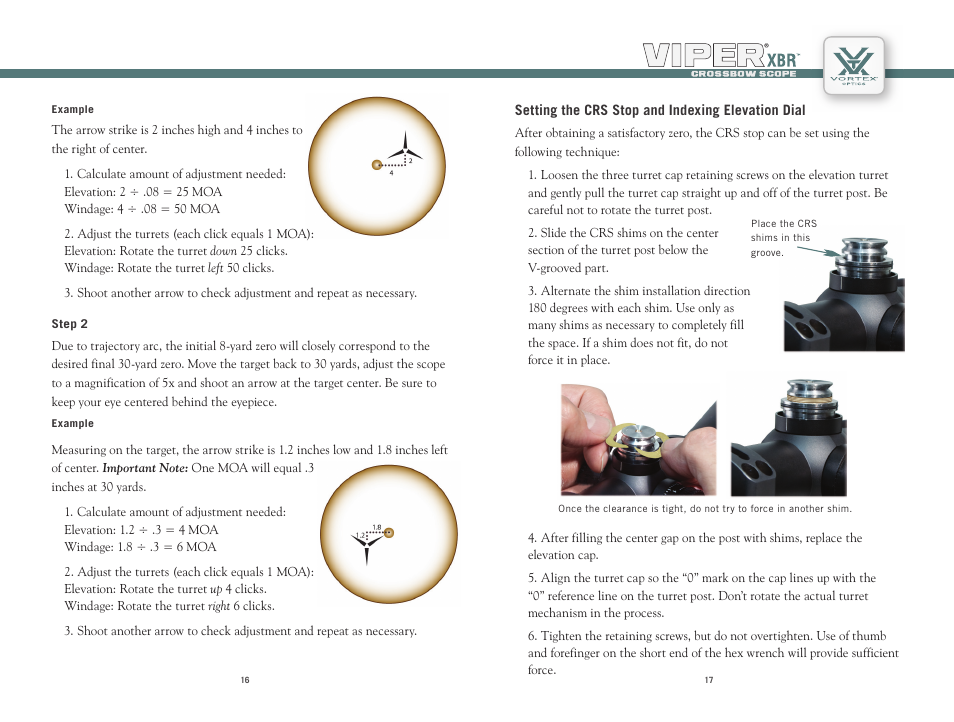 Vortex Optics VIPER XBR 2.5-10X44 CROSSBOW SCOPE User Manual | Page 9 / 15