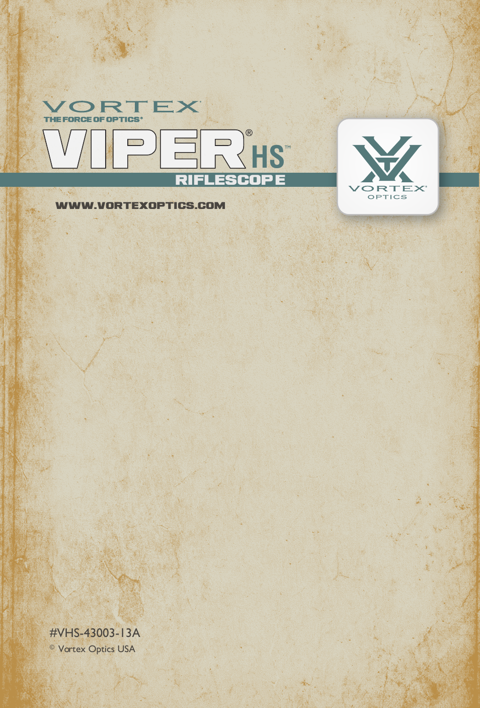 Vortex Optics VIPER HS 2.5-10X44 RIFLESCOPE User Manual | Page 9 / 9