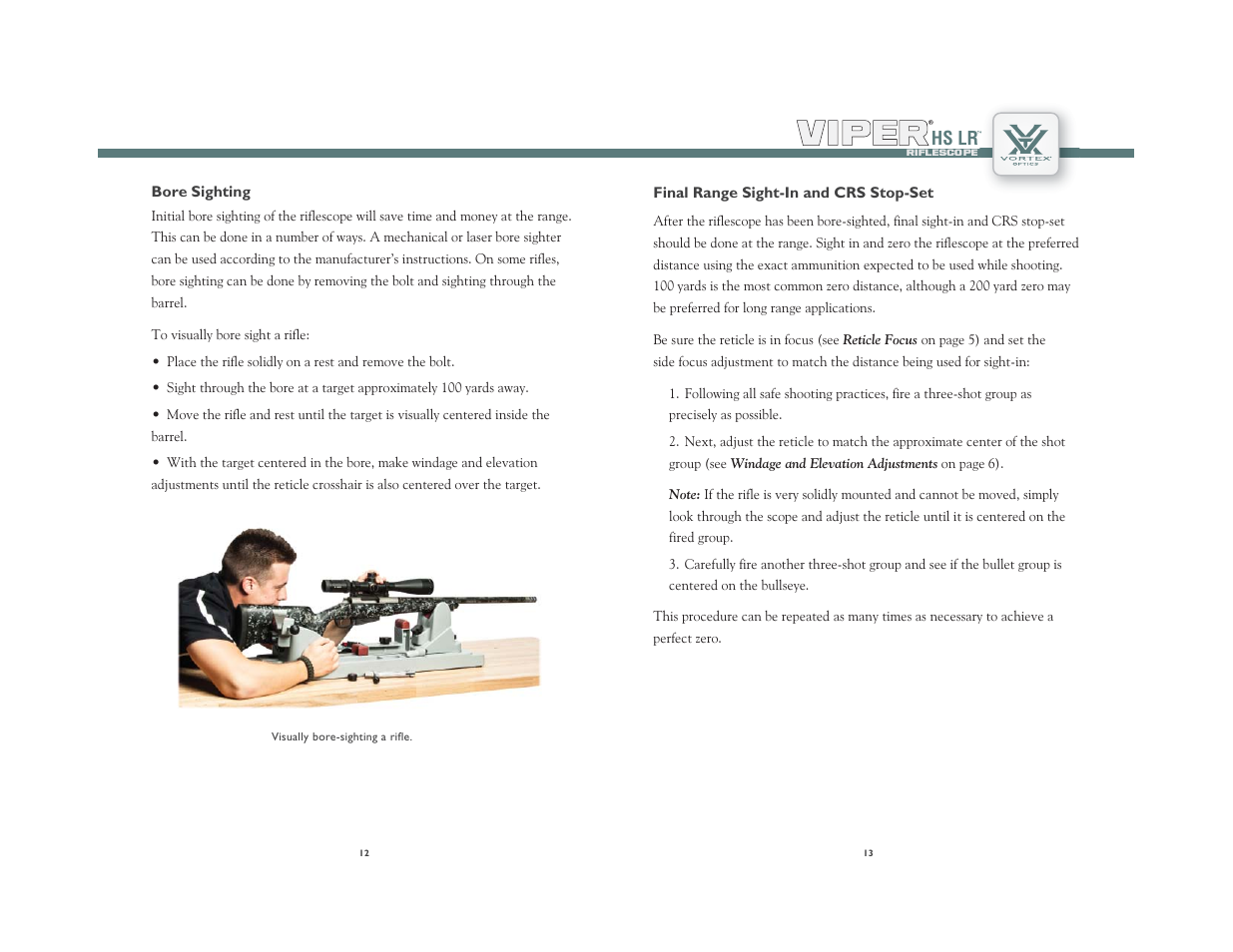 Hs lr | Vortex Optics VIPER HS 4-16X44 LR RIFLESCOPE User Manual | Page 7 / 11