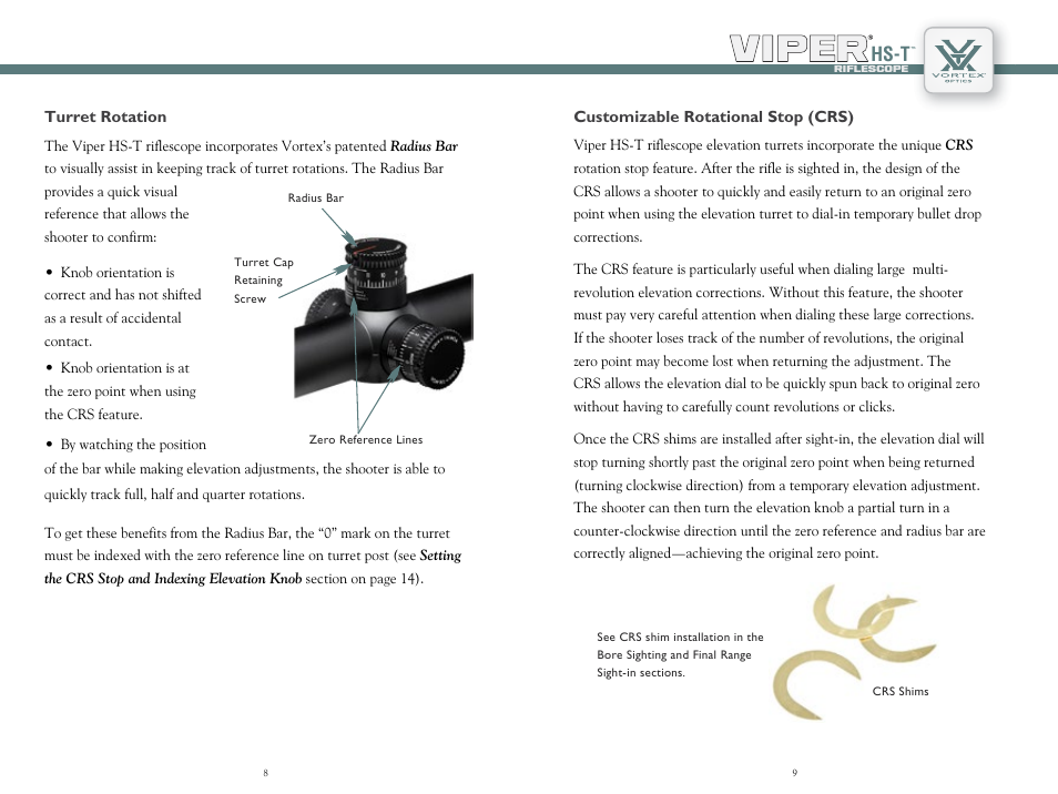 Hs-t | Vortex Optics VIPER HS-T 6-24X50 RIFLESCOPE User Manual | Page 5 / 11