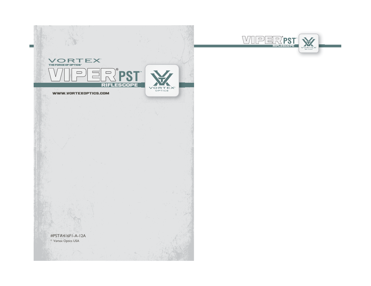 Vortex Optics VIPER PST 4-16X50 FFP RIFLESCOPE — First Focal Plane User Manual | Page 9 / 9