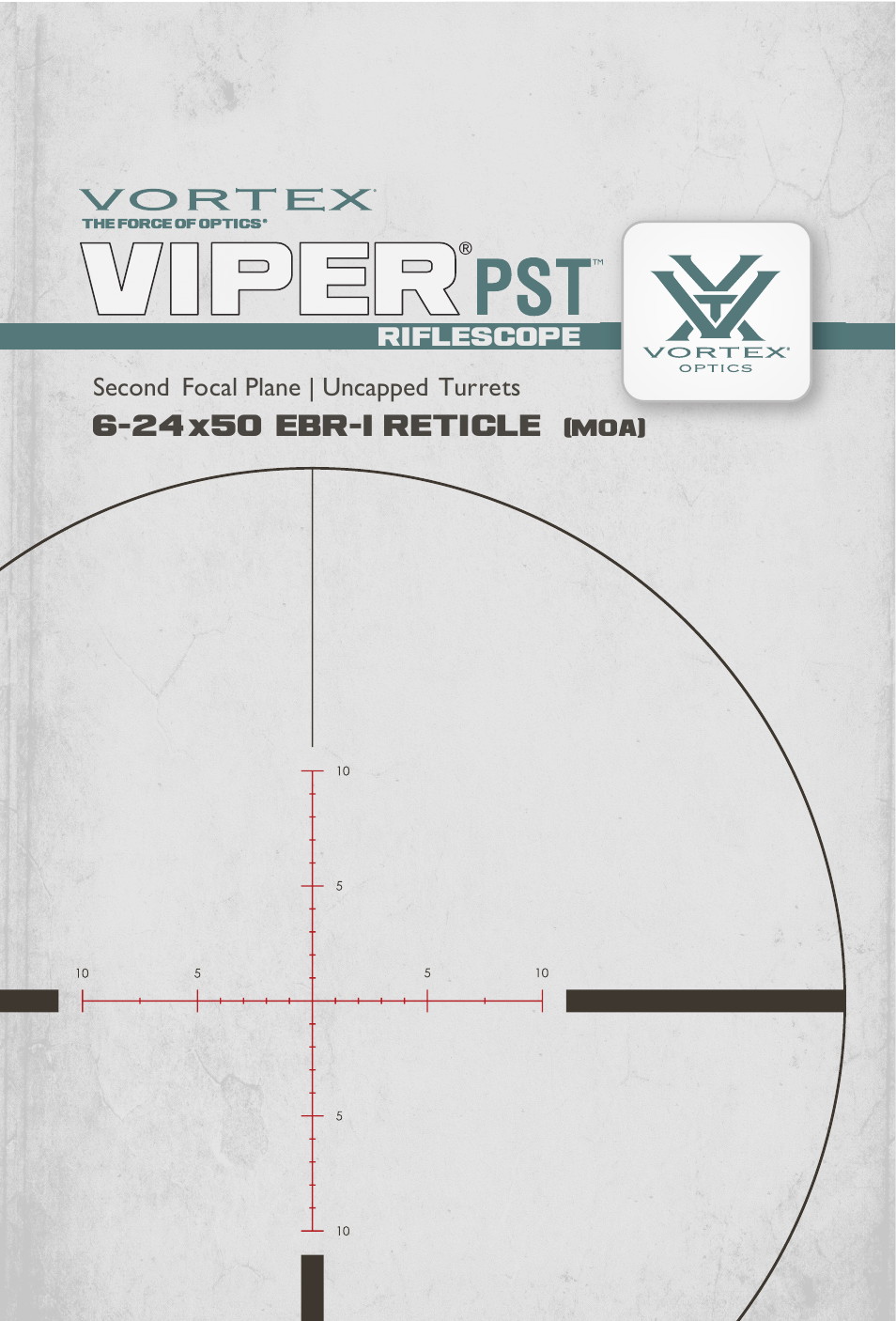 Vortex Optics VIPER PST 6-24X50 RIFLESCOPE User Manual | 9 pages