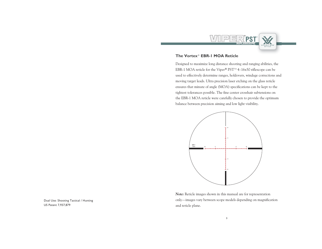 Vortex Optics VIPER PST 4-16X50 RIFLESCOPE User Manual | Page 2 / 9